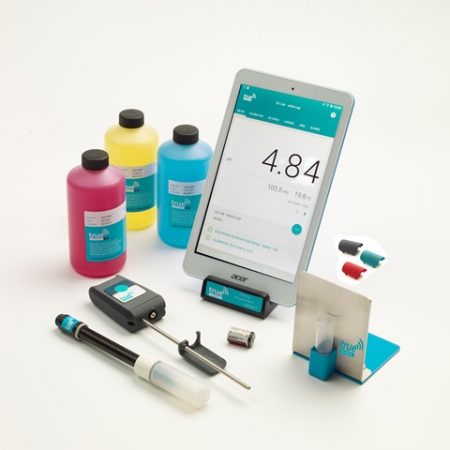 TRUEscience pH SMART Cap Kit with Electrode and Android Tablet
